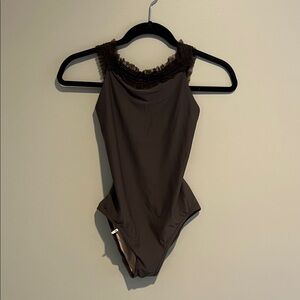 Just a corpse cross back leotard